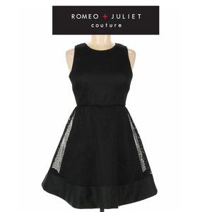 ROMEO + JULIET couture Black Sleeveless fit and flare dress Size M